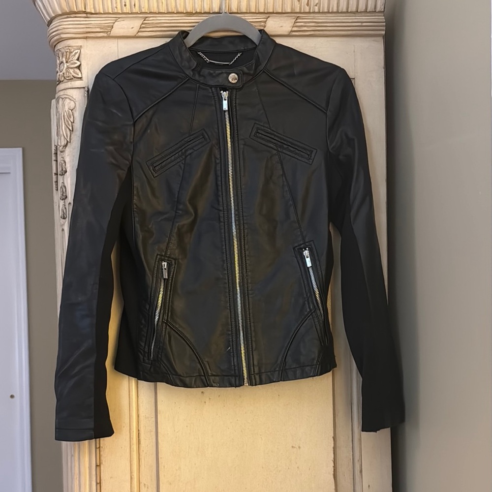 Black Women's Leather Jacket